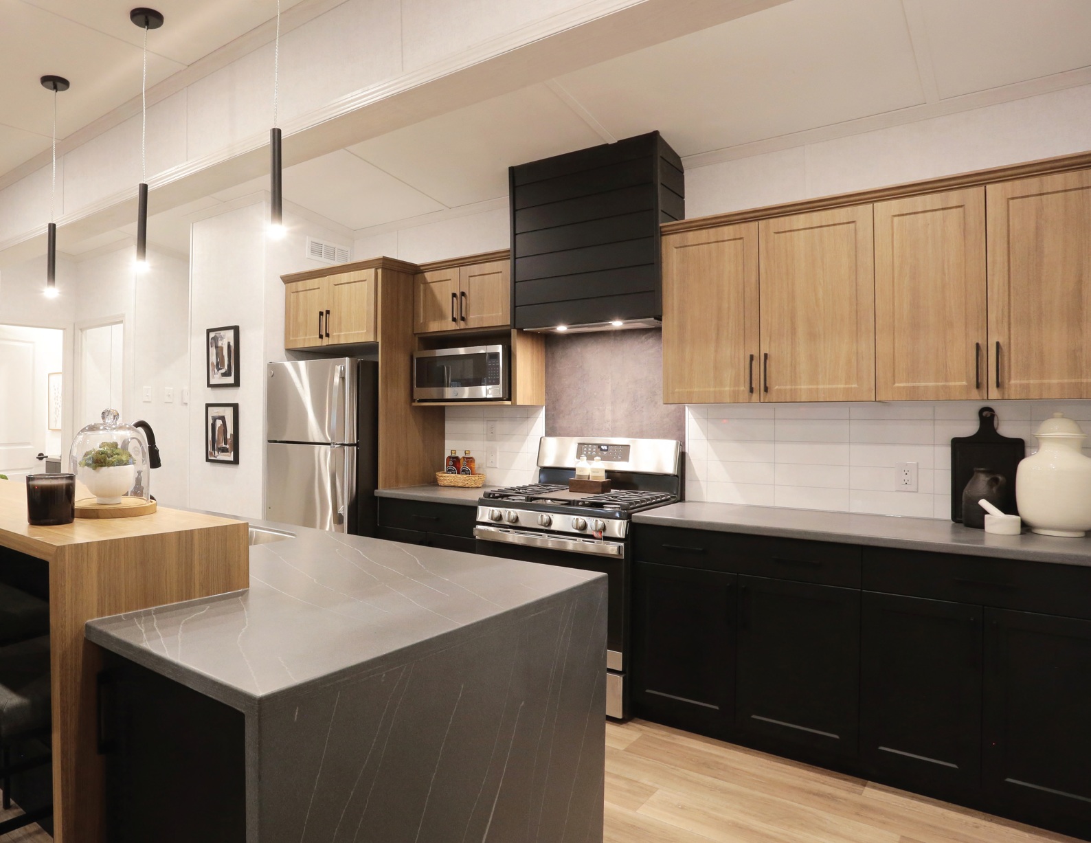 Modern cabinetry and countertops